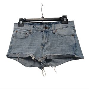 Lucky Brand Sweet Crop Denim Cut- Off Shorts Size 4/27